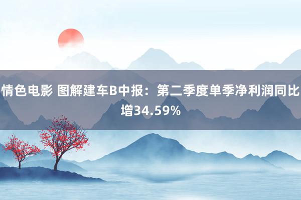 情色电影 图解建车B中报：第二季度单季净利润同比增34.59%