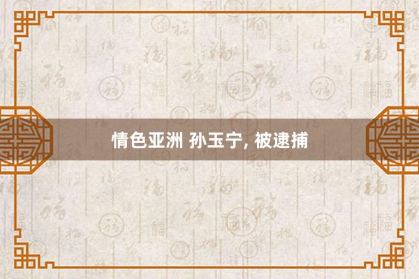 情色亚洲 孙玉宁, 被逮捕